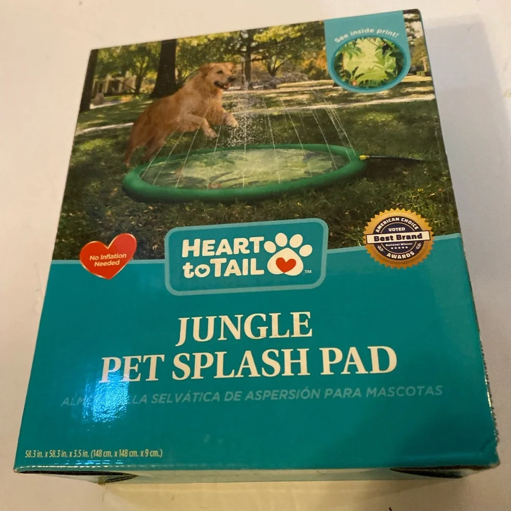 Jungle Pet Splash Pad - Green
